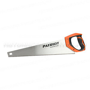 Ножовка PATRIOT WSP-450L, по дереву, 7 TPI крупный зуб, 3-х сторонняя заточка, 450мм, 350006012